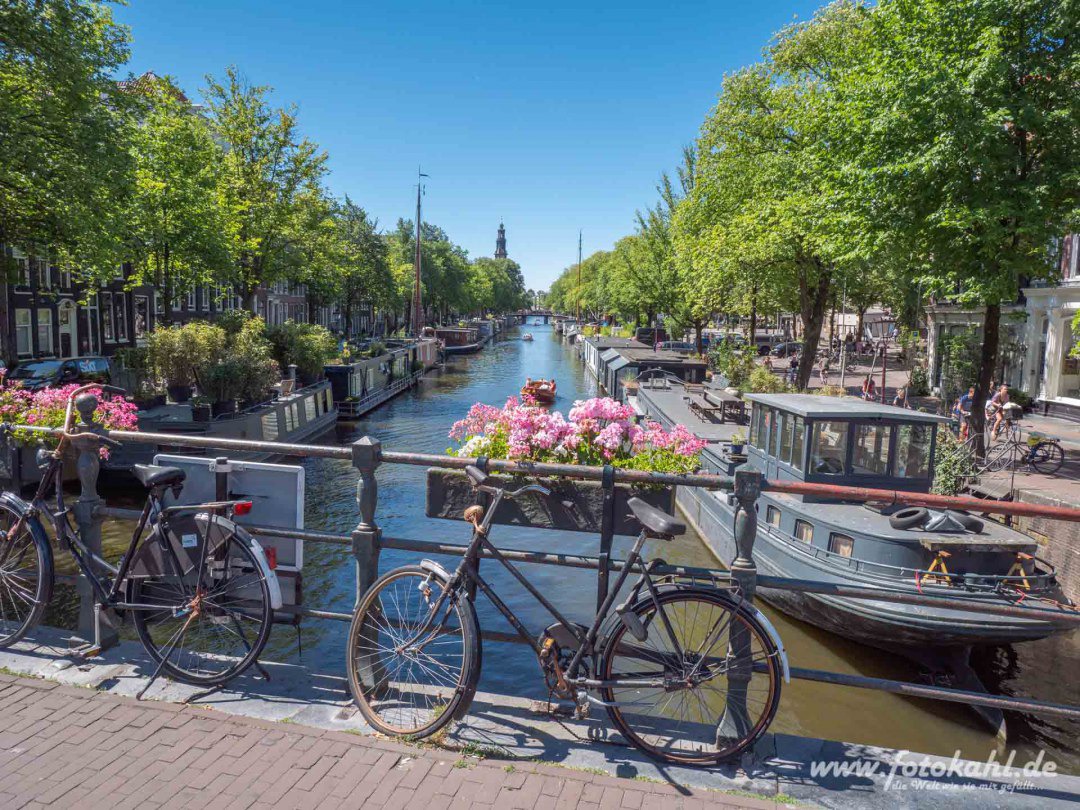 Amsterdam-Fahrräder....