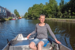 Amsterdam-Auf unserem Ausflugsdampfer