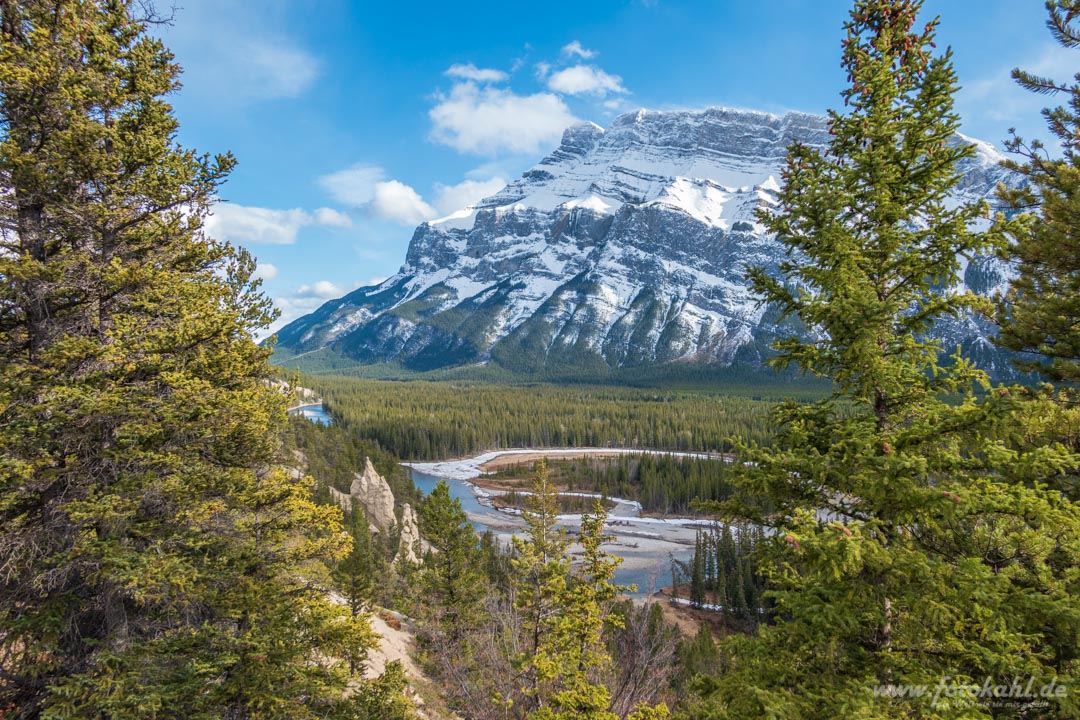 Kanada - Banff - Hoodoos Viewpoint