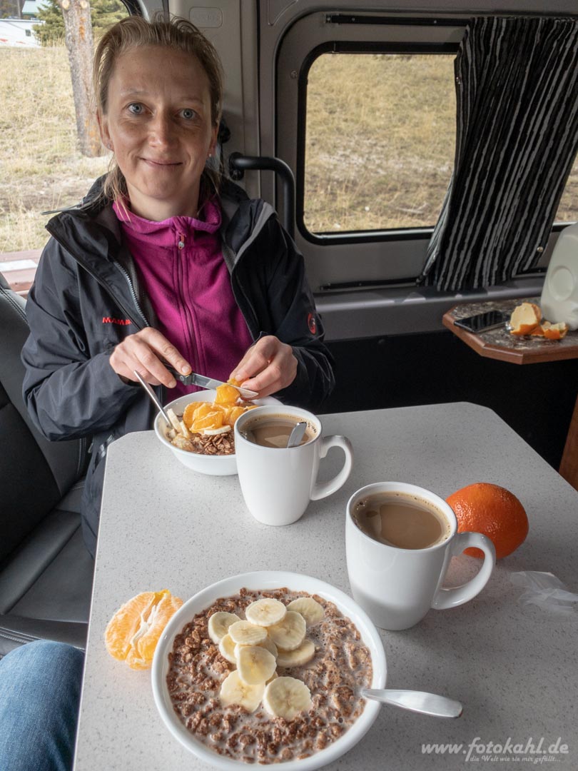 Kanada - Camperfrühstück