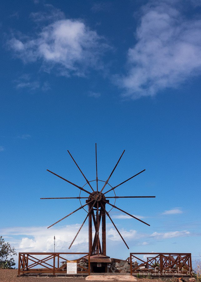 La Palma - Windmühle bei Las Tricias