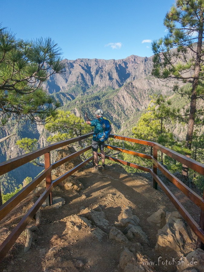 La Palma - Am Mirador de la Combrecita.