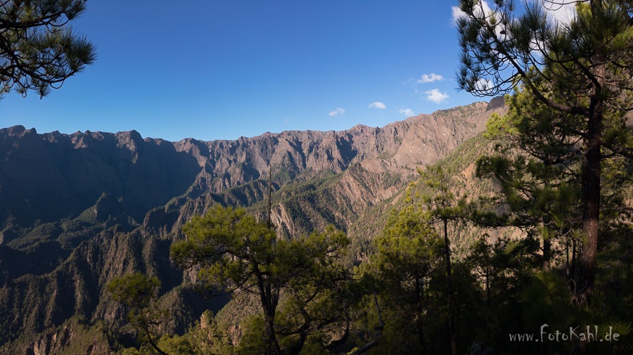 La Palma - Blick vom Mirador de la Combrecita.