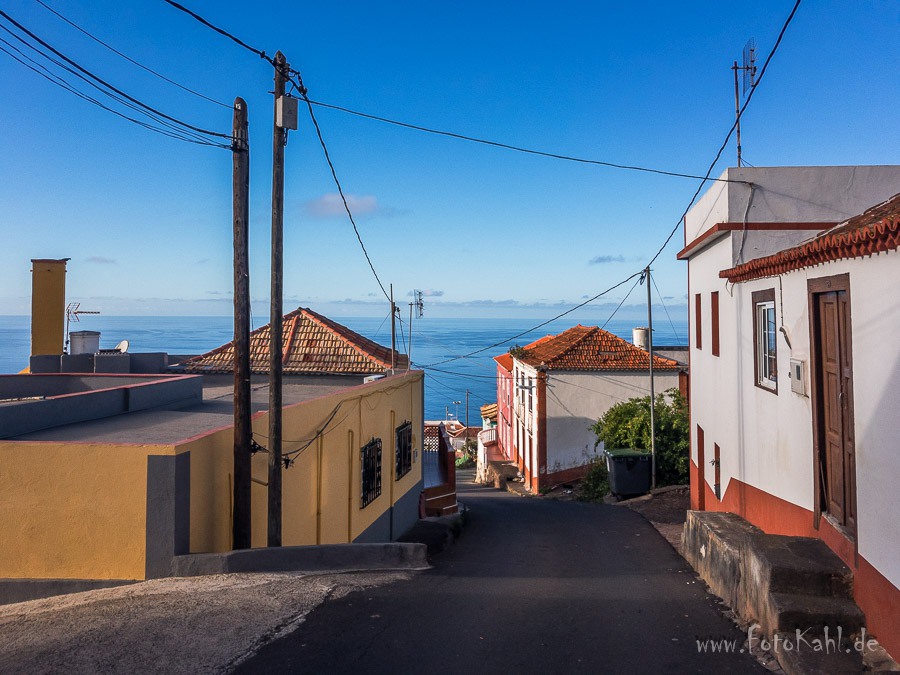 La Palma - Straße in in Lomo de la Crucita