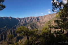 La Palma - Blick vom Mirador de la Combrecita.