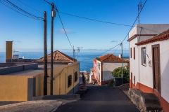 La Palma - Straße in in Lomo de la Crucita