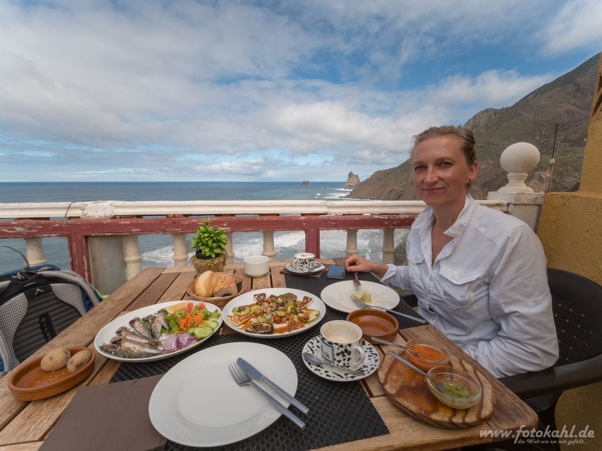 Teneriffa - Restaurant El Mirador am Playa de Benijo