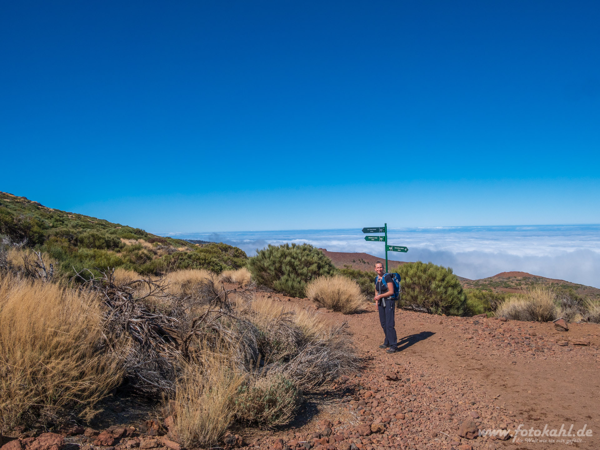 Teneriffa - Wandern im Nationalpark.