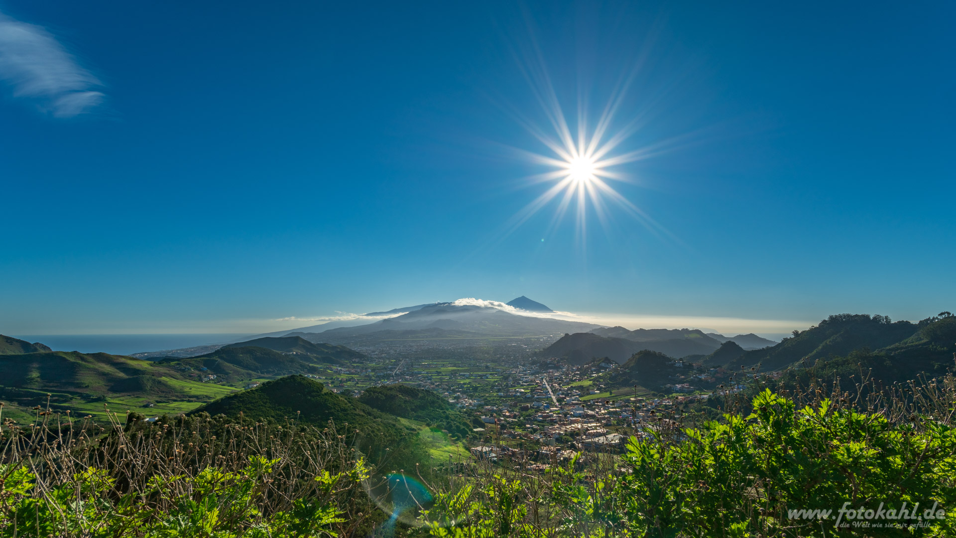 Teneriffa - Mirador De Jardina mit Blick zu Teide