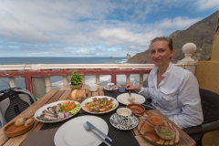 Teneriffa - Restaurant El Mirador am Playa de Benijo